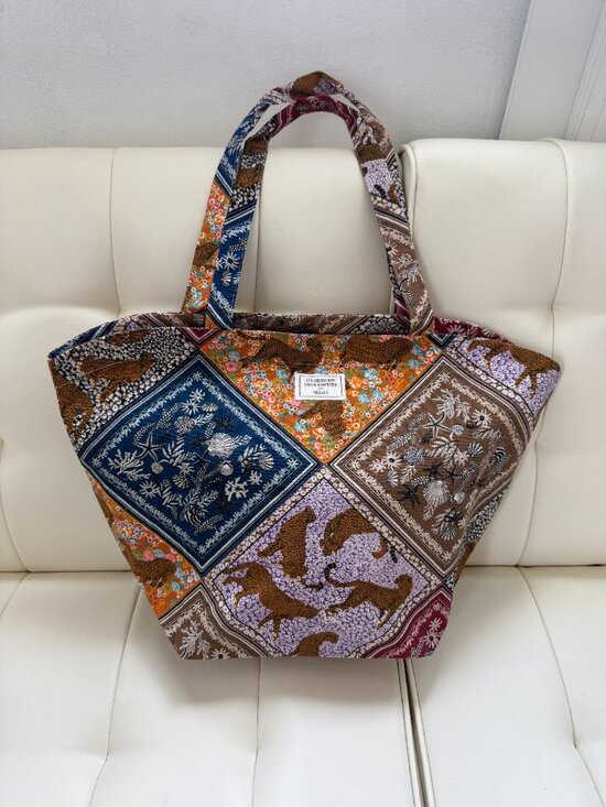 Sezane Handbags - Sézane x Inouï Editions limited edition animal jaguar seashells cotton tote NWOT
